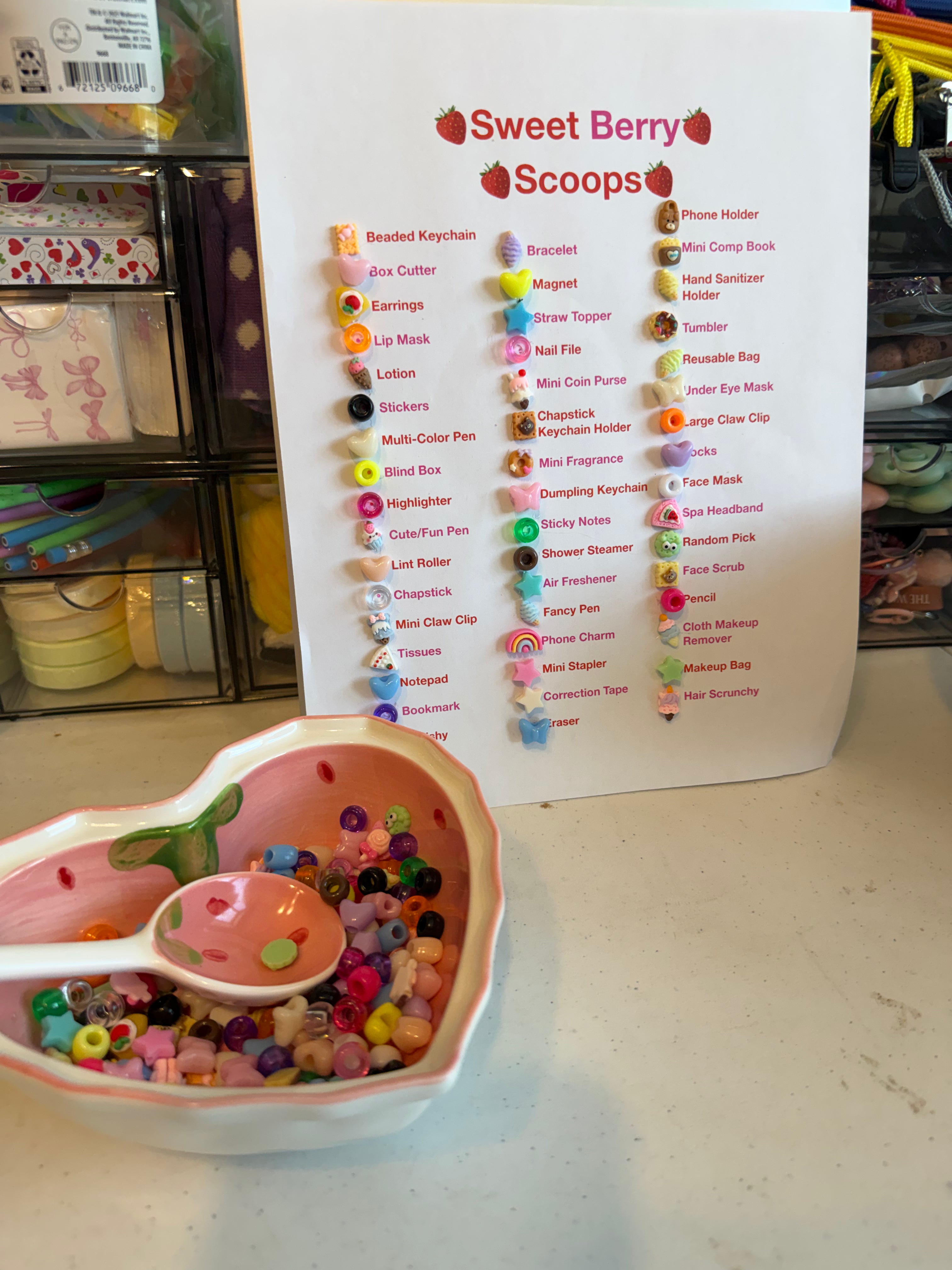 2 Sweet Berry Scoops